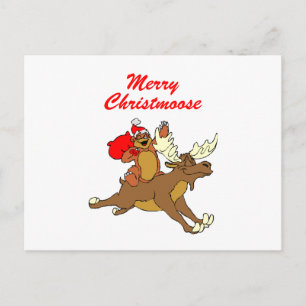 Cartes Pour Fêtes Annuelles Joyeux Christmoose