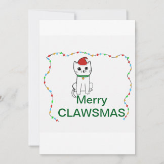Cartes Pour Fêtes Annuelles Joyeux CLAWSMAS