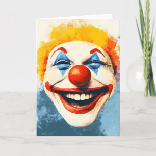 Cartes Pour Fêtes Annuelles Joyeux Clown April Fools Day