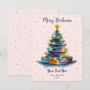 Cartes Pour Fêtes Annuelles Joyeux club de livres de Noël