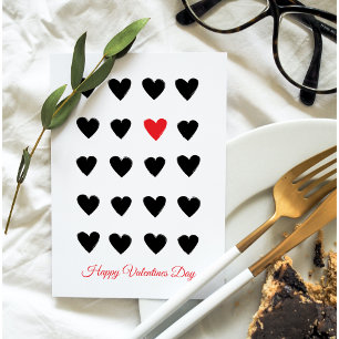 Cartes Pour Fêtes Annuelles Joyeux Coeurs de la fête des Valentines Cadeaux No