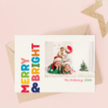 Cartes Pour Fêtes Annuelles Joyeux coloré et brillant année en examen 4 Photo<br><div class="desc">Profitez de la joie et de la magie de la saison des Fêtes avec cette année unique et festive, colorée, joyeuse et brillante en commentaire 4 carte de vacances photo. Son design simple mais amusant présente une palette de couleurs arc-en-ciel rouge, vert, jaune, bleu, orange et rose, créant une atmosphère...</div>