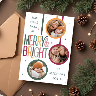 Cartes Pour Fêtes Annuelles Joyeux coloré et brillant Photo de belles étoiles