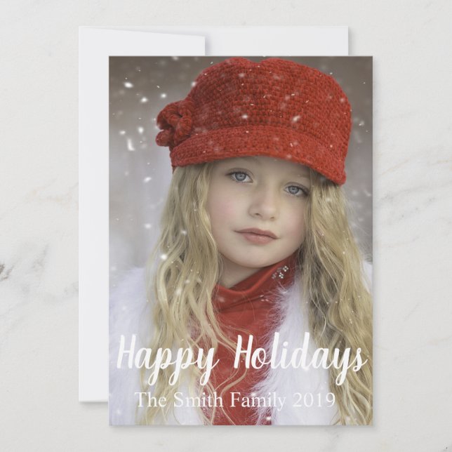 Cartes Pour Fêtes Annuelles Joyeux Congés (Devant)