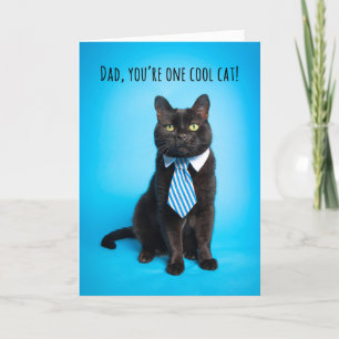 Cartes Pour Fêtes Annuelles Joyeux Cool de Fête des pères en Cravate Humour