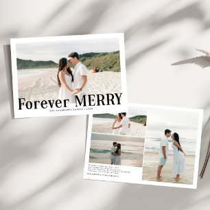 Cartes Pour Fêtes Annuelles Joyeux couple de Noël pour toujours