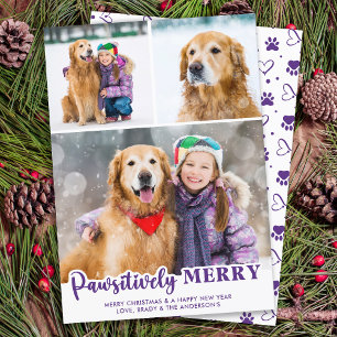 Cartes Pour Fêtes Annuelles Joyeux de façon péjorative personnalisé chien anim