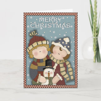 Cartes Pour Fêtes Annuelles Joyeux enfants de Noël