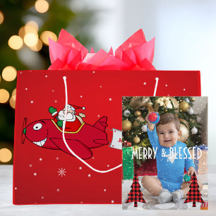 Cartes Pour Fêtes Annuelles Joyeux et bienheureux photo, flocons de neige et a