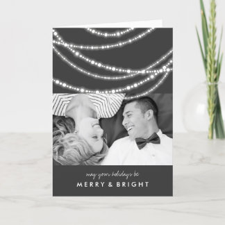 Cartes Pour Fêtes Annuelles Joyeux et brillant feu de Noël