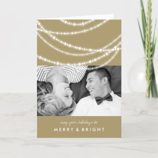 Cartes Pour Fêtes Annuelles Joyeux et brillant feu de Noël