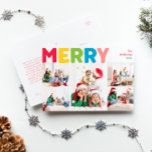 Cartes Pour Fêtes Annuelles Joyeux et coloré Année en revue Cinq photos<br><div class="desc">Découvrez la joie et la magie de la saison des Fêtes avec cette année festive, colorée et brillante en revue cinq cartes postales de vacances photo. Son design simple mais amusant présente une palette de couleurs arc-en-ciel rouge, vert, jaune, bleu, orange et rose, créant une atmosphère dynamique et joyeuse. L'approche...</div>