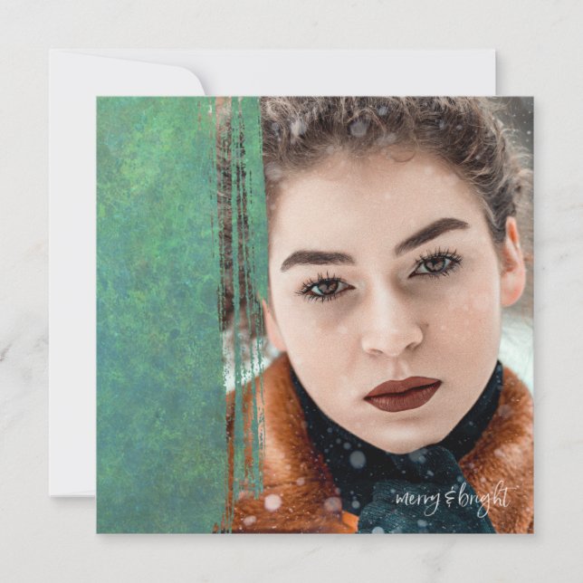 Cartes Pour Fêtes Annuelles Joyeux et lumineux (Devant)