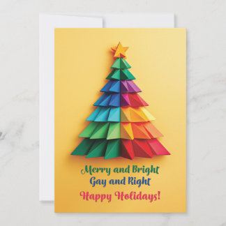 Cartes Pour Fêtes Annuelles Joyeux et Lumineux, Gay et Droit – Joyeuses Fêtes