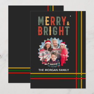 Cartes Pour Fêtes Annuelles Joyeux Et Lumineux, Joyeux Noël