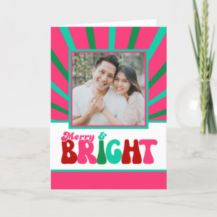 Cartes Pour Fêtes Annuelles Joyeux et lumineux - Maximaliste