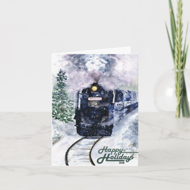 Cartes Pour Fêtes Annuelles Joyeux Express du Nord (Devant)