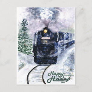 Cartes Pour Fêtes Annuelles Joyeux Express du Nord