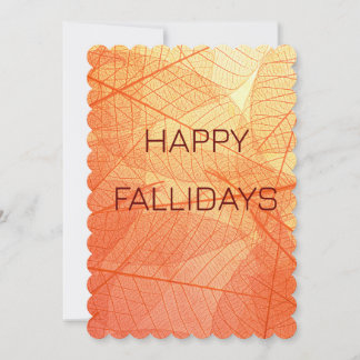 Cartes Pour Fêtes Annuelles Joyeux Fallidays, Fêtes D'Automne Personnalisées,