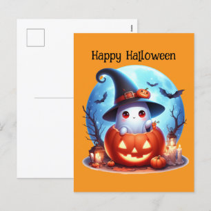 Cartes Pour Fêtes Annuelles Joyeux fantôme d'Halloween enfants