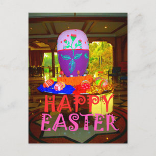 Cartes Pour Fêtes Annuelles Joyeux Festival Printemps Pâques OEufs colorés Art