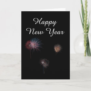 Cartes Pour Fêtes Annuelles Joyeux feu d'artifice du Nouvel An 3