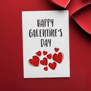 Cartes Pour Fêtes Annuelles Joyeux Galentine's day fille amies Valentine's day
