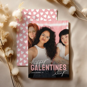 Cartes Pour Fêtes Annuelles Joyeux Galentines Day Friends Photo