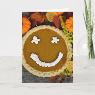 Cartes Pour Fêtes Annuelles Joyeux gâteau Citrouille de Thanksgiving