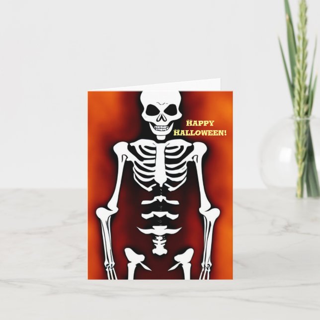 Cartes Pour Fêtes Annuelles Joyeux Halloween ! (Devant)