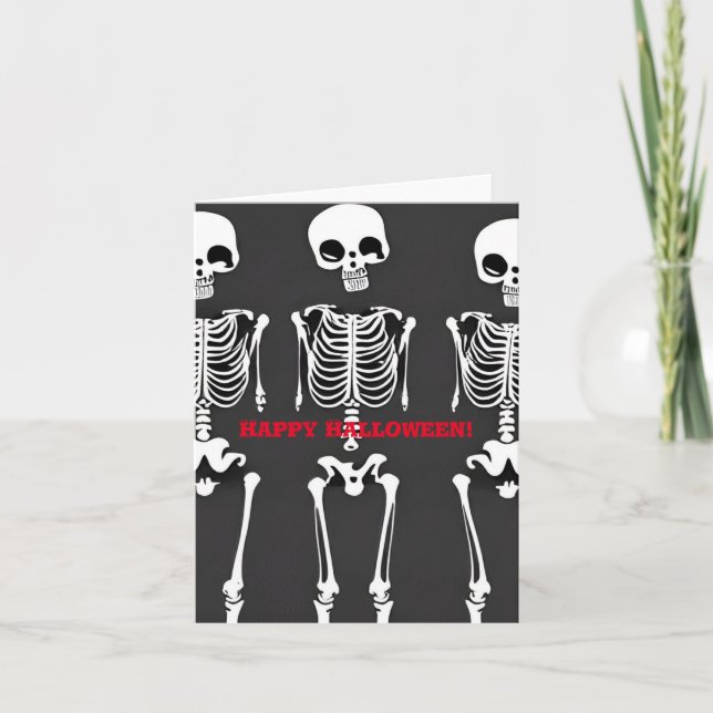 Cartes Pour Fêtes Annuelles Joyeux Halloween ! (Devant)