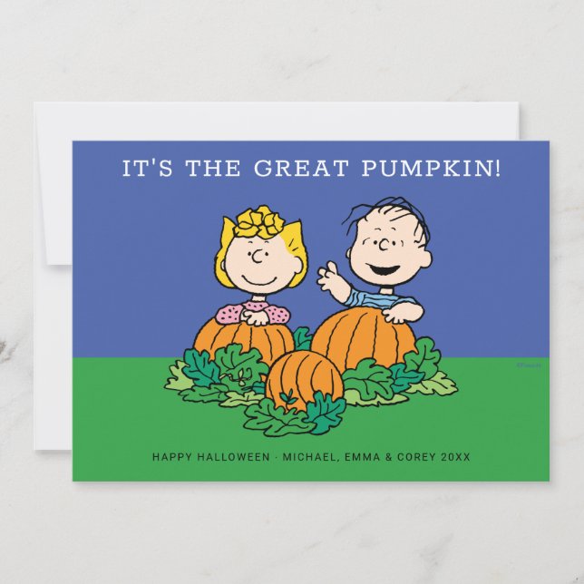 Cartes Pour Fêtes Annuelles Joyeux Halloween | C'est le grand Citrouille (Devant)