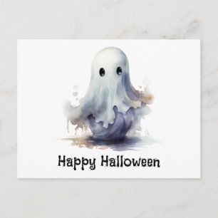 Cartes Pour Fêtes Annuelles Joyeux Halloween Gentil Fantôme Halloween