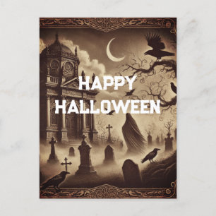 Cartes Pour Fêtes Annuelles Joyeux Halloween gothique victorien
