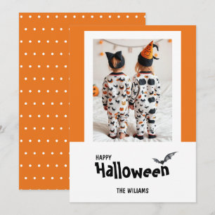 Cartes Pour Fêtes Annuelles Joyeux Halloween Moderne Une Photo