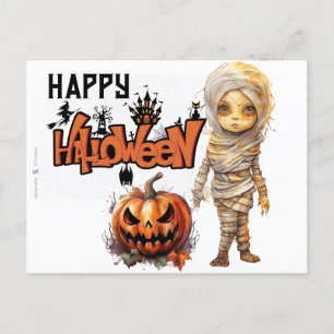 Cartes Pour Fêtes Annuelles Joyeux Halloween Mummy