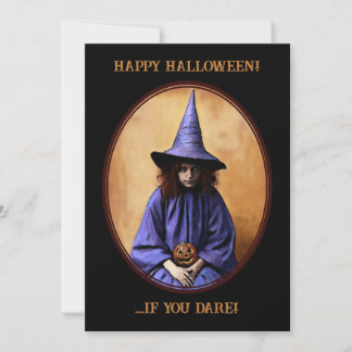 Cartes Pour Fêtes Annuelles Joyeux Halloween si vous osez