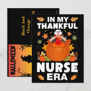 Cartes Pour Fêtes Annuelles Joyeux Halloween Thanksgiving Noël Vacances