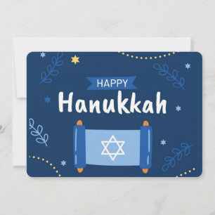 Cartes Pour Fêtes Annuelles Joyeux Hanukkah