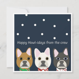 Cartes Pour Fêtes Annuelles Joyeux Howl-idays de la part de l'équipe