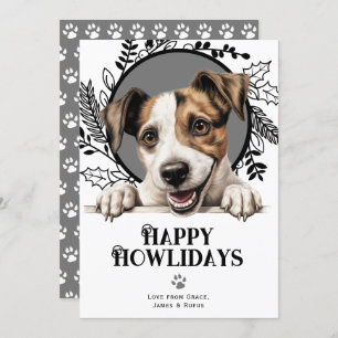 Cartes Pour Fêtes Annuelles Joyeux Howlidays Parson Russell Terrier Noël