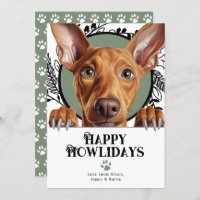 Joyeux Howlidays Pharaoh Hound Dog Noël