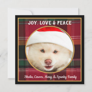 Cartes Pour Fêtes Annuelles Joyeux Joie Amour Noël