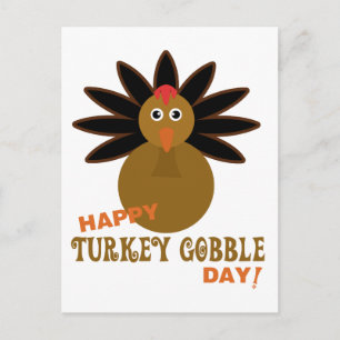 Cartes Pour Fêtes Annuelles Joyeux Jour de la grogne turque Thanksgiving