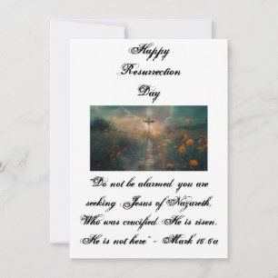Cartes Pour Fêtes Annuelles Joyeux jour de la Résurrection