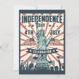 Cartes Pour Fêtes Annuelles Joyeux Jour de l'Indépendance 4 juillet
