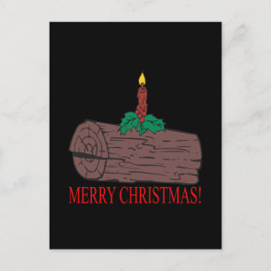 Cartes Pour Fêtes Annuelles Joyeux journal de Noël Yule