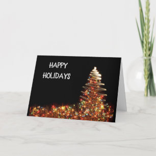 CARTES POUR FÊTES ANNUELLES JOYEUX JOURS DE VACANCES ET UNE JOLIE NOUVELLE ANN