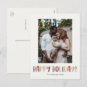 Cartes Pour Fêtes Annuelles Joyeux Joyeux Joyeux Jours Vacances Verticale Phot
