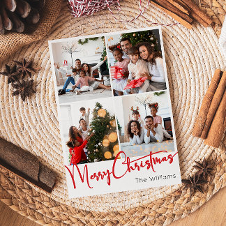 Cartes Pour Fêtes Annuelles Joyeux Joyeux Noël Vertical 4 Photo